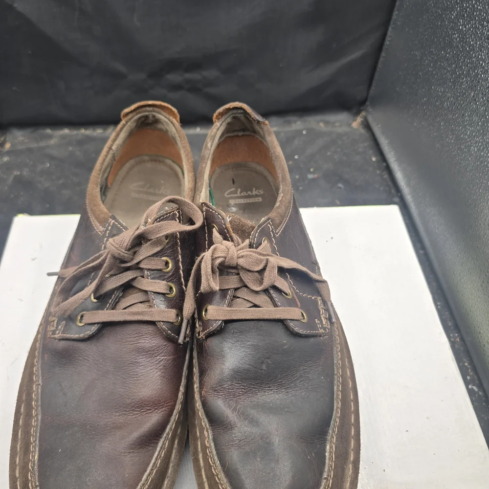 Clarks Men's Dark Brown Leather‎ Oxfords